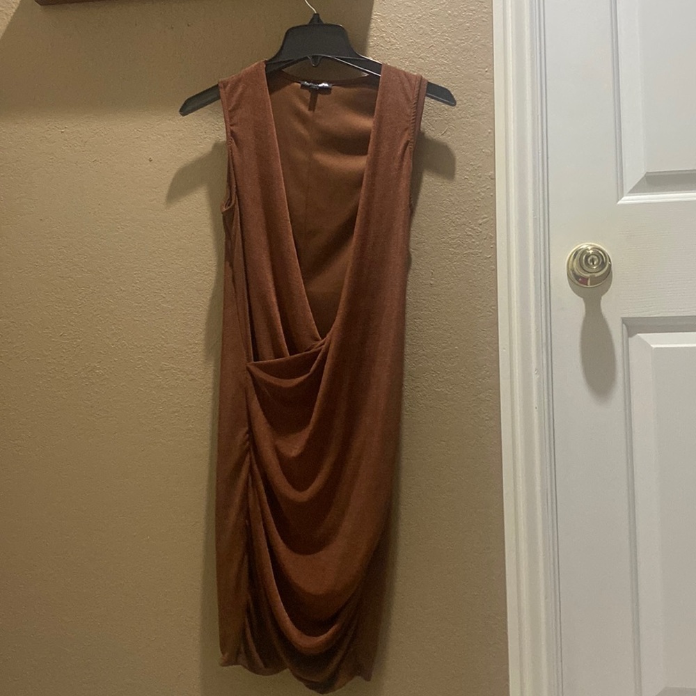 Fashion nova brown dress size L